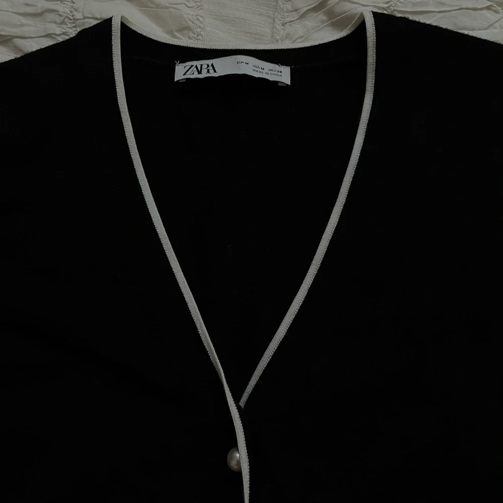 Zara Button Down Knit Sweater Medium - Picture 9 of 10